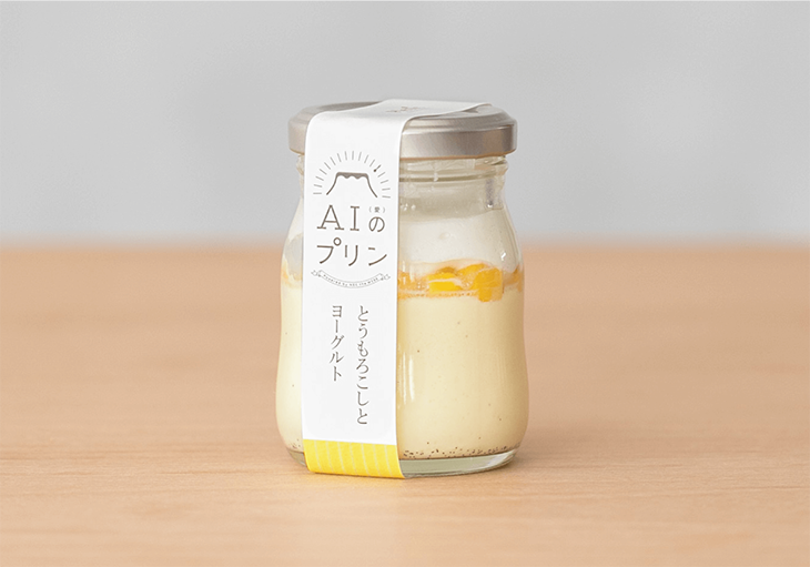 『とうもろこしとヨーグルト』プリン
