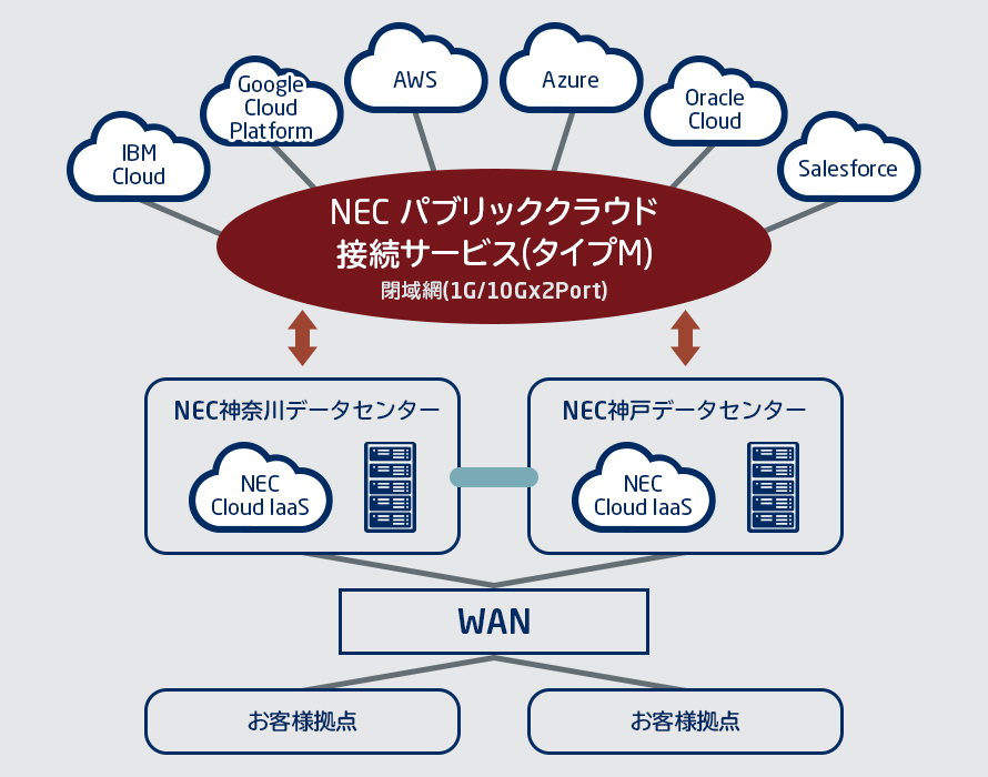 Nec パブリッククラウド接続サービス Nec