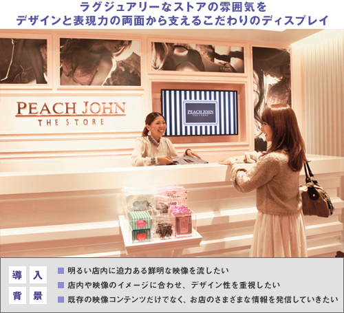 ピーチ ジョン ザ ストア 有楽町店 様 導入事例 Nec