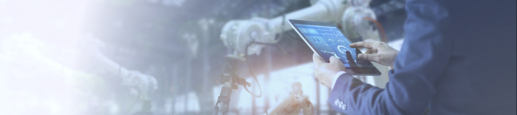 複数ロボットの協調動作の様子