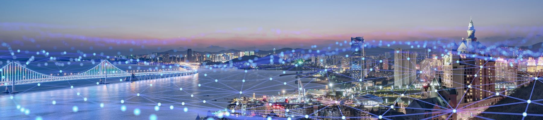 都市とネットワークのイメージ