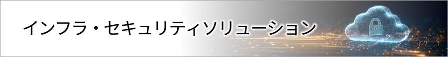 ソリューションのカテゴリー紹介「インフラセキュリティソリューション」のイメージ画像