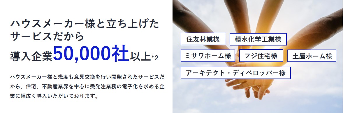 easyHousing導入企業一覧図