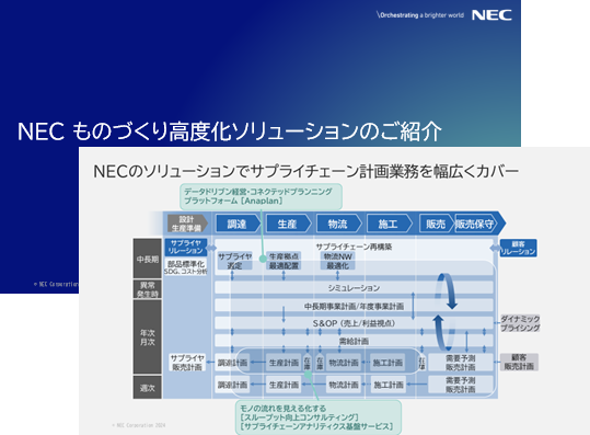 NEC SCM高度化ソリューション 資料ダウンロード