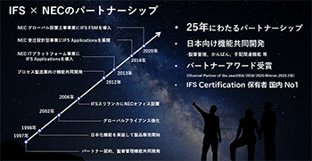 IFS × NECのパートナーシップ