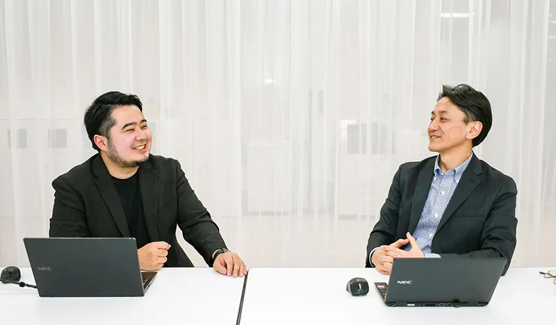 NEC 北野芳直とNEC塚田和也