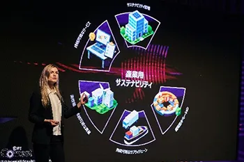IFS 最高サステナビリティ責任者（CSO）ソフィー グラハム氏の講演の様子
