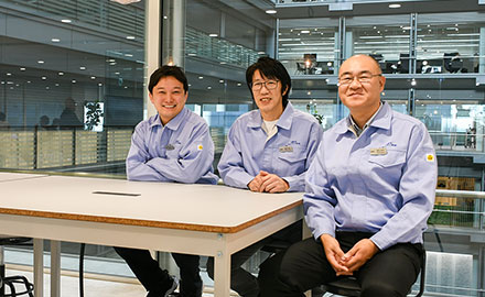 NEC スマートインダストリー統括部 匠コンサルティンググループ 柳生泰史、菊地克則、渡辺武司