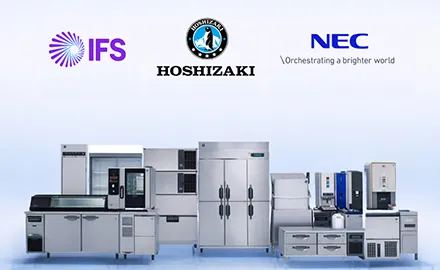 ホシザキ株式会社の業務用厨房機器ラインナップ写真