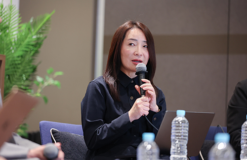徳学園中学・高等学校のドゥラゴ英理花氏)