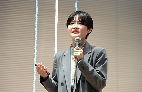 松山菜々講演の様子