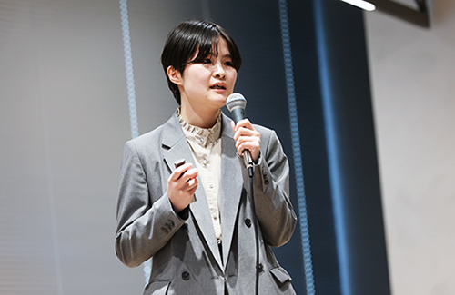 松山菜々講演の様子