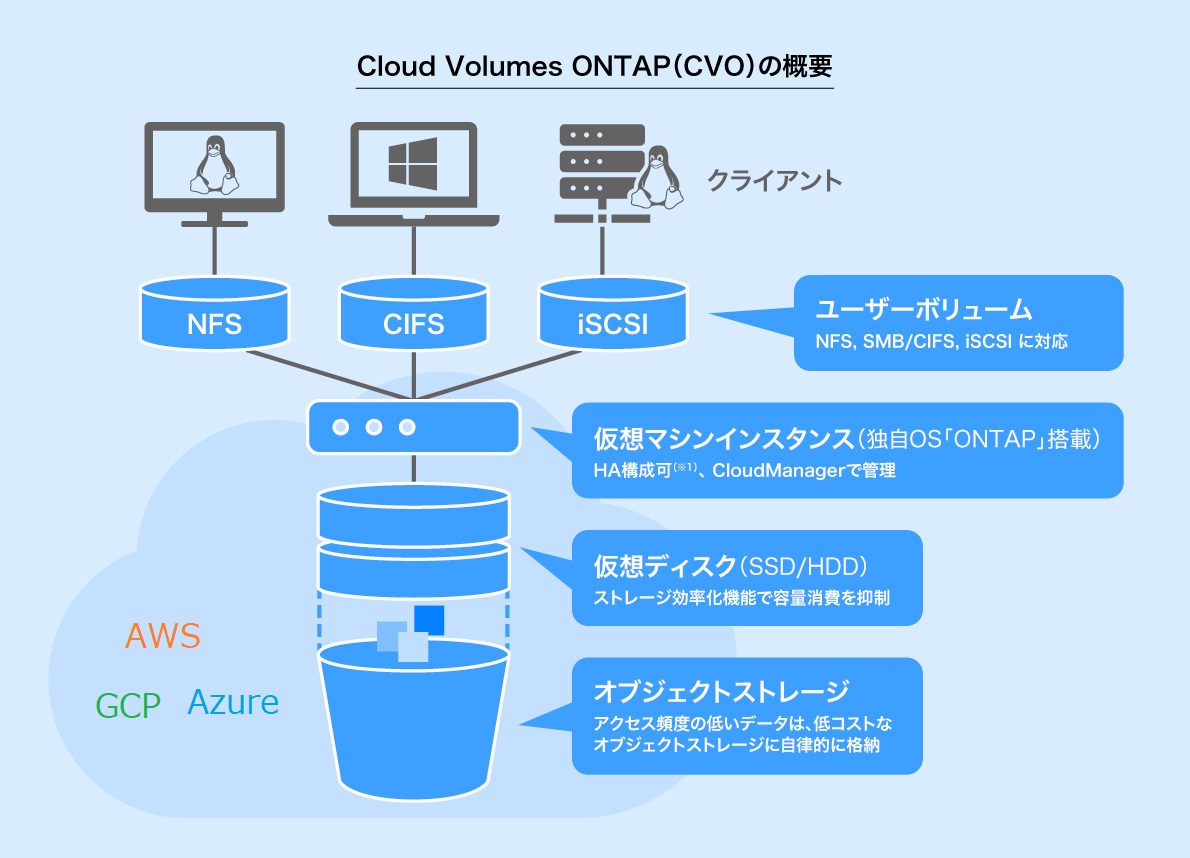 Cloud Volumes ONTAP（CVO）