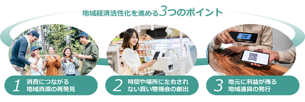 地域経済活性化を進める3つのポイント