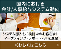 国内における会計/人事給与システム動向