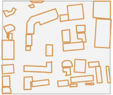 真位置の家屋素図を作成