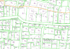 家屋現況図を作成し、さらに未確認家屋の特定へ