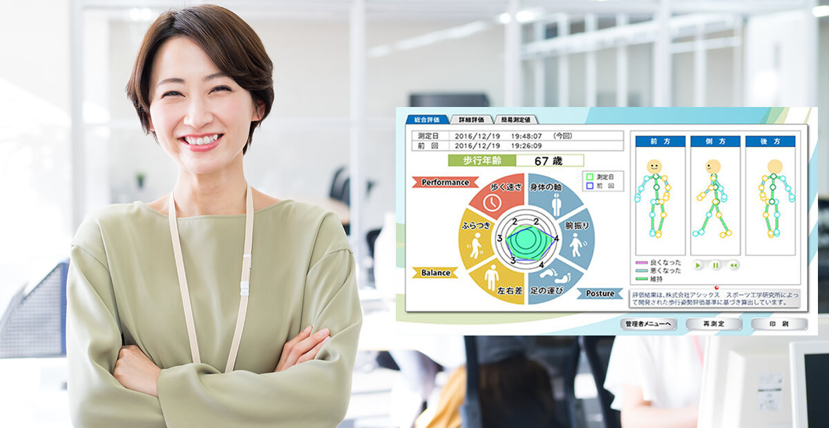 NEC 歩行姿勢測定システム
