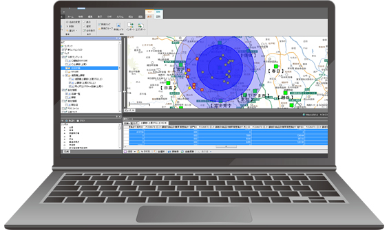 地図情報システム（GISAp）