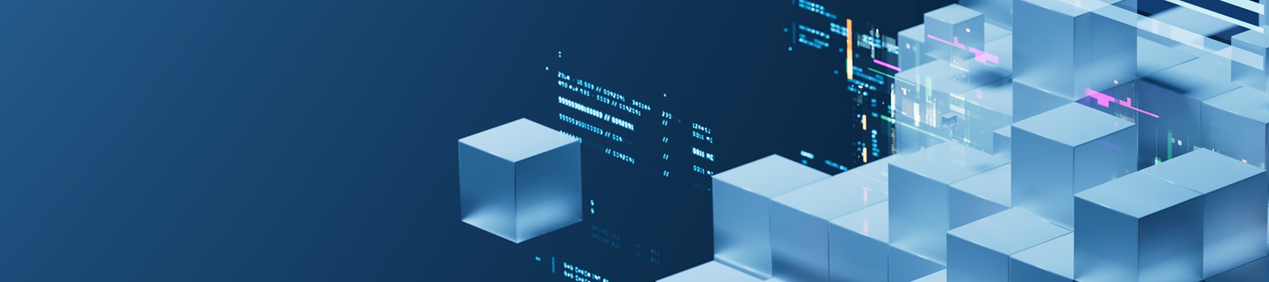 ブロックが分裂するイメージ画像