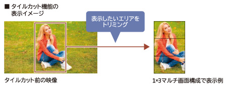 タイルカット機能表示イメージ