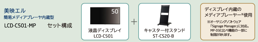 LCD-C501-MPセット構成