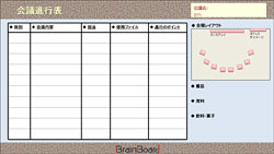 会議効率化テンプレート 基本編 ダウンロード Necの電子黒板 Brainboard Nec