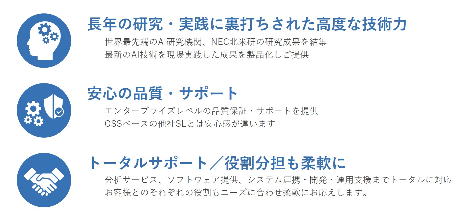 RAPID機械学習の特長