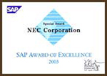 SAP Award “Instructor of the Year” 受賞