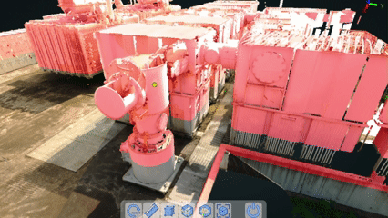 NEC 3D Viewerサービス平面図抽出画面