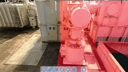 NEC 3D Viewerサービス断面図抽出画面